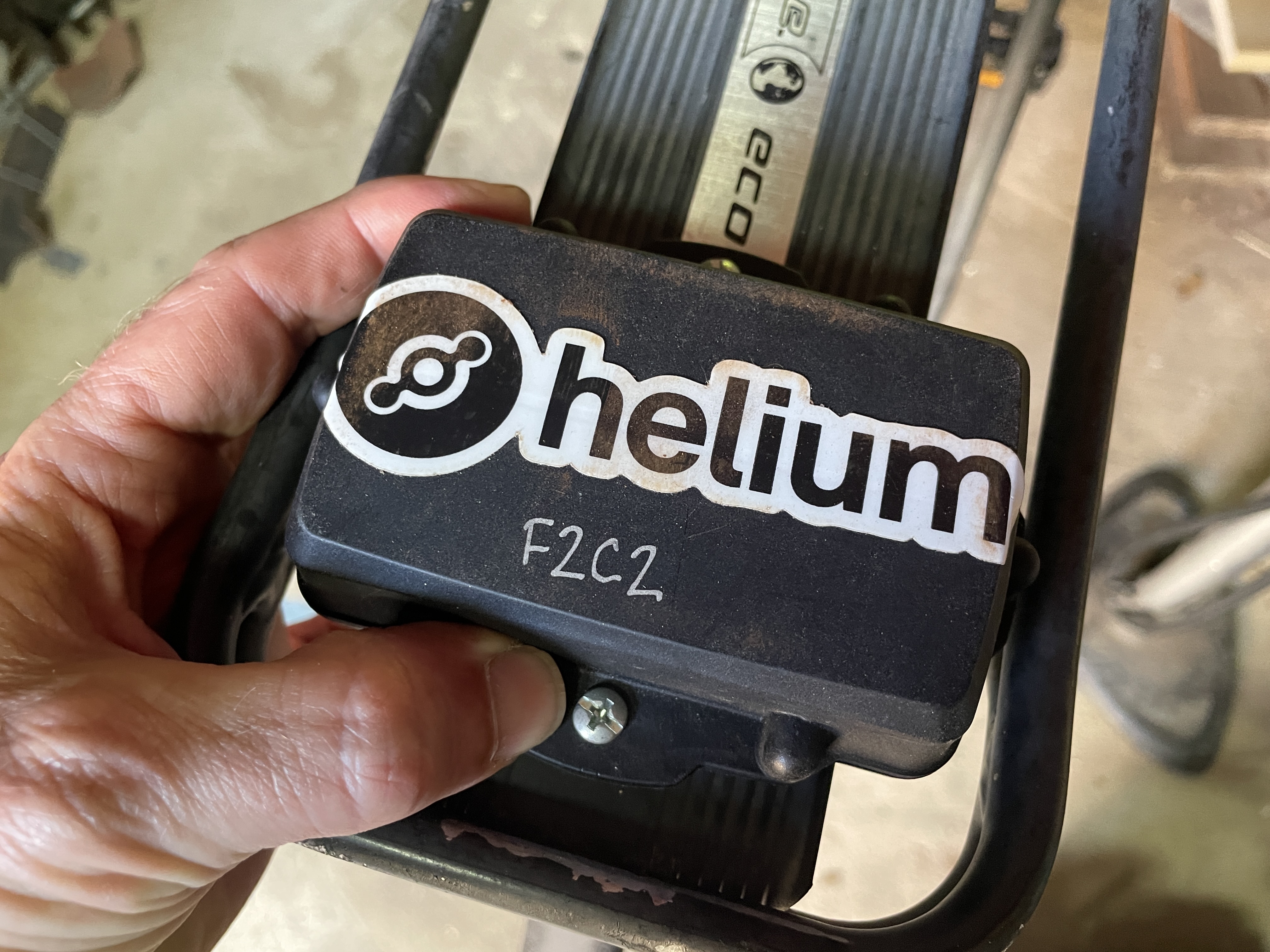 Digital Matter Oyster2 IoT tracker device with Helium branding